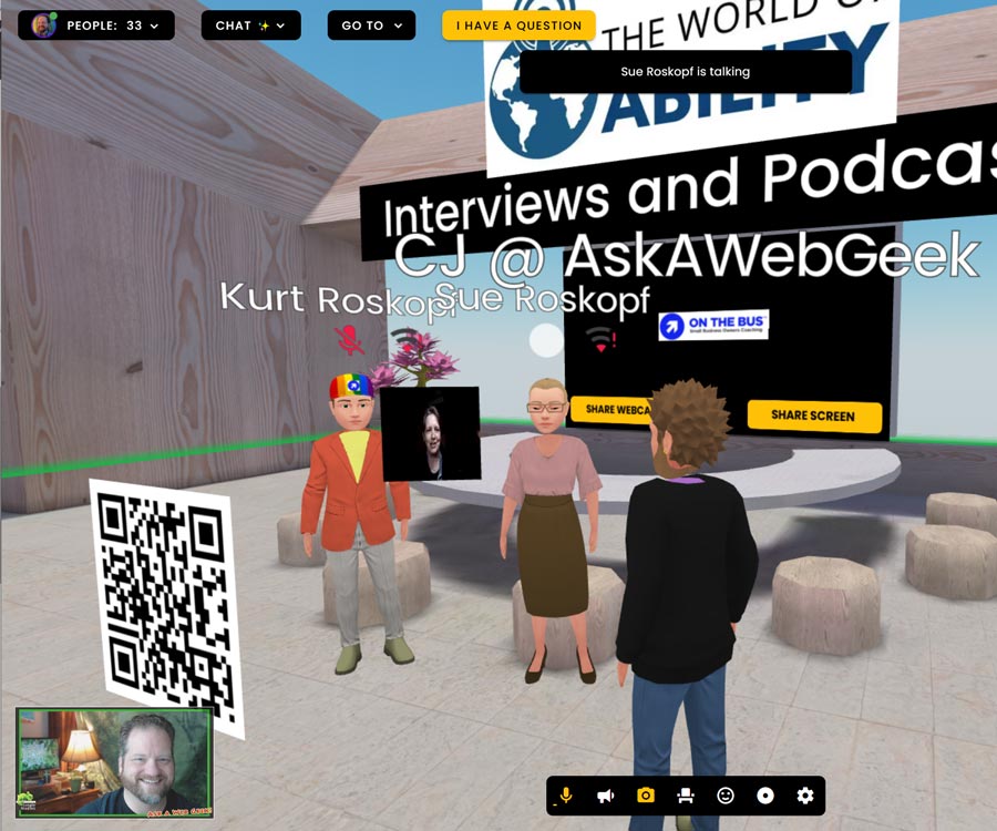 CJ on World of Ability Network LIVE from On The Bus Virtual Conference