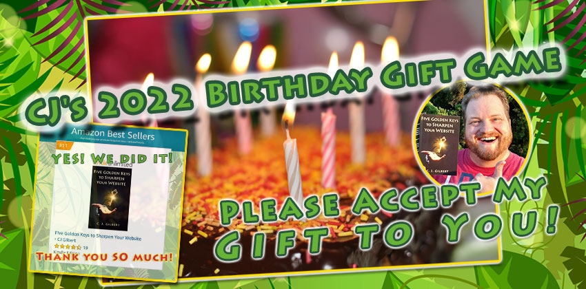 CJ's 2022 &amp; 2023 Birthday Gift Game